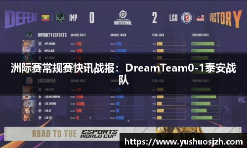 洲际赛常规赛快讯战报：DreamTeam0-1泰安战队